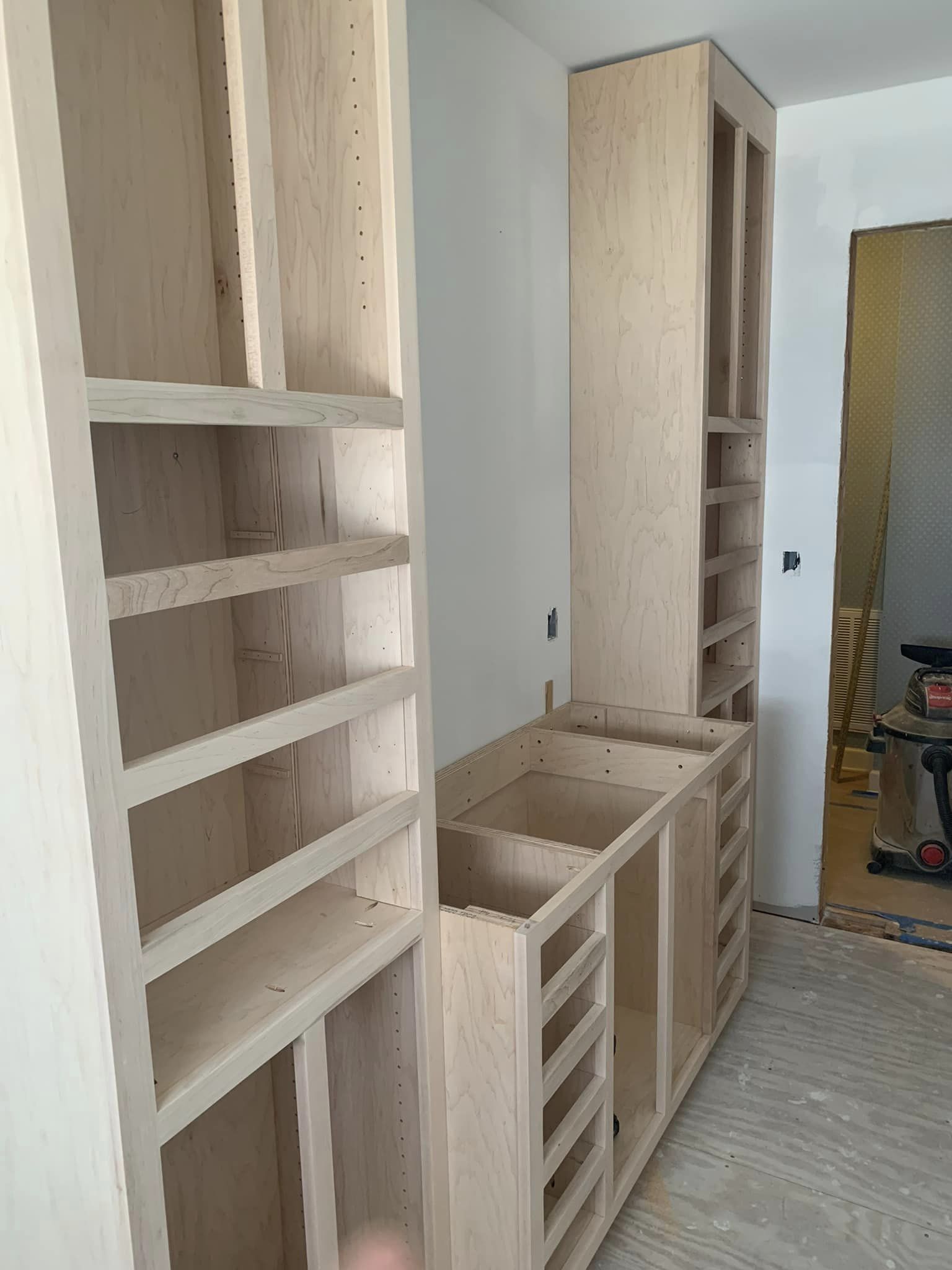 Unfinished Bathroom Cabinets Photo