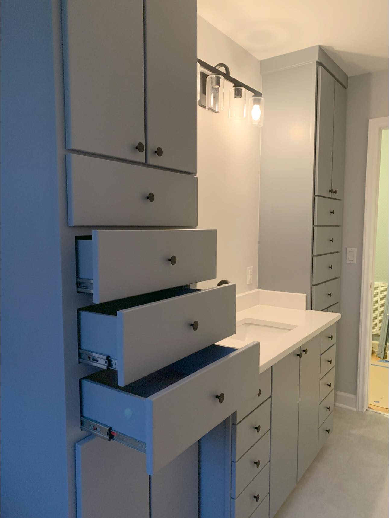 Bathroom Cabinets Drawer Function Photo